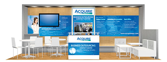 Acquire BPO Booth at Call Center Week in Vegas