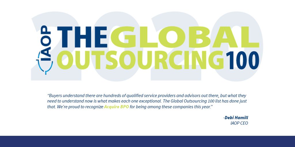 IAOP Global Outsourcing 100 Win