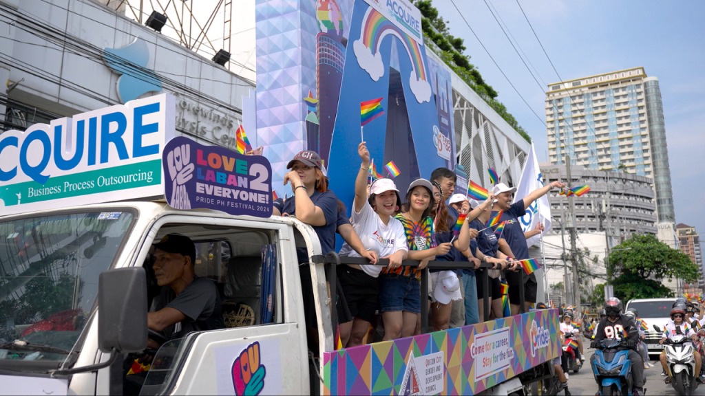 Acquire BPO Joins Quezon City’s Love Laban 2 Pride March 2024 in Vibrant Show of Support 