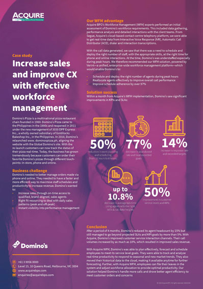 Increase sales and improve CX with effective workforce management